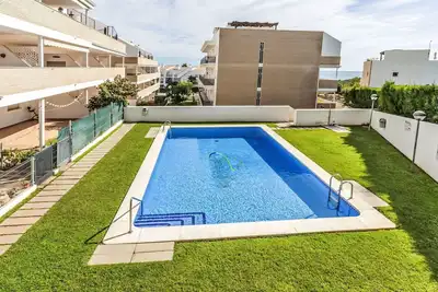 Image de Bel appartement pour 4 personnes avec Wifi, piscine, climatisation, Tv, terrasse et animaux admis