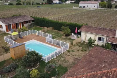 Image de Independent cottage and pool in the heart of the vineyards
