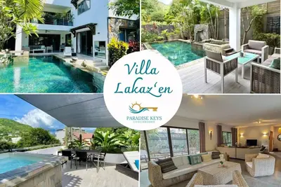 Image de Villa luxe Lakaz'en 150m plage piscine chauffée