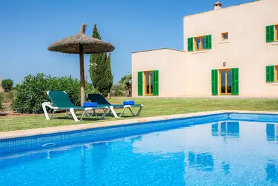 Maison de campagne \"Sa Carrotja Porto Cristo\" avec piscine privée, terrasse privée et Wi-Fi