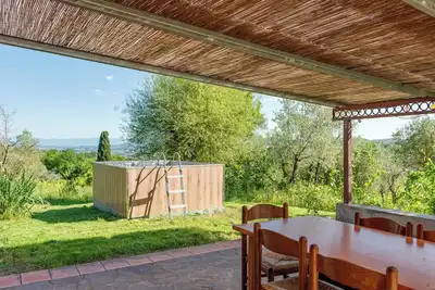 Image de Maison de vacances 'La Tana Del Porcospino' avec piscine, terrasse et climatisation