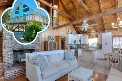 Image de Beautiful 3br 1. 5ba House, Walk to Beach, Dog Friendly, Event Home, Sleeps 6