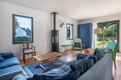 Image de 200m plage, maison pour 6 adultes 4 enfants