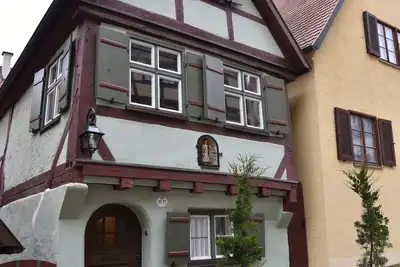 Image de The small guest house in the heart of the historic old town of Dinkelsbühl.