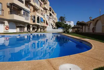 Image de Modern apartment near the beach. WiFi. Swimming pool open all year round