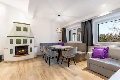 Image de Appartement \"Grauzone Grossarl App. Nr. 2 Home\" avec vue sur la montagne, terrasse privée et Wi-Fi