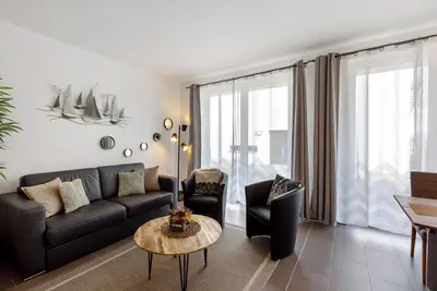 Image de Appartement 'Seeperle - Marina Mücheln' avec vue sur le lac, terrasse privée et Wi-Fi