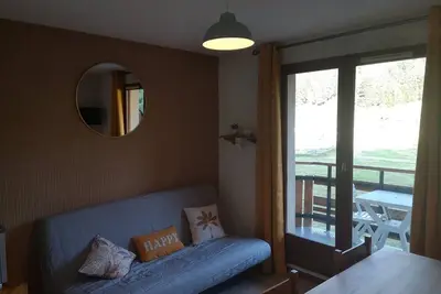 Image de Studio cabine avec balcon sud-est au Lioran