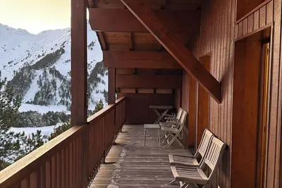 Image de Arcs 2000: Appartement 10 personnes proche des pistes avec une terrasse panorama