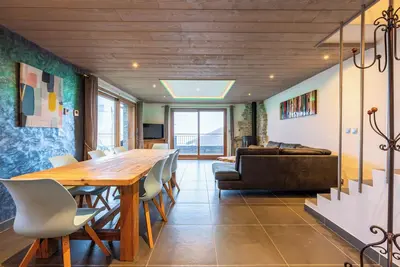 Image de Appartement \"Appartement 2\" avec vue sur les montagnes, terrasse privée et Wi-Fi