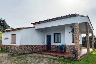 Image de Maison de campagne 'Casa Los Órganos' avec vue sur les montagnes, piscine partagée et climatisation
