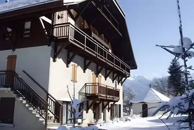 Image de Appartement 'Myosotis - Résidence Le Visigny' avec vue sur les montagnes, balcon et Wi-Fi