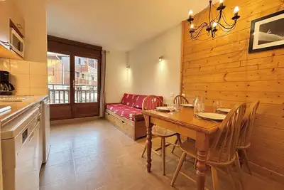 Image de Appartement 2 pièces à Flumet, aux pieds des pistes, piscine, animaux bienvenus, parking inclus