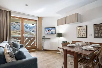Image de Val Thorens: Confort moderne, 4 pers, parking inclus
