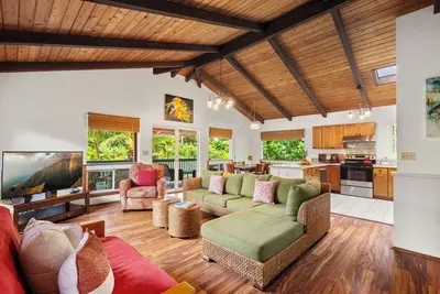 Image de Hale Haena Kai - Hawaiiana Home, walk to the beach Tvnc#5154
