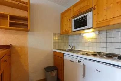 Image de À 20m des pistes de ski, 3ème étage, balcon, casier à ski, 31m², Les 2 Alpes