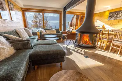Image de Chalet spacieux pour 14 pers. , sauna, parking, proche pistes - Les Arcs 1600