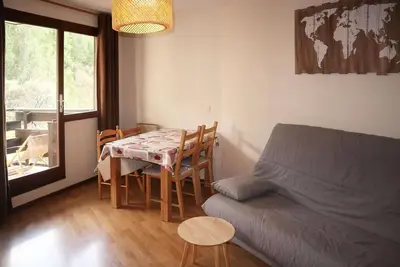 Image de Centre station, 3ème étage, balcon, télévision, casier à ski, 28m², Les Orres