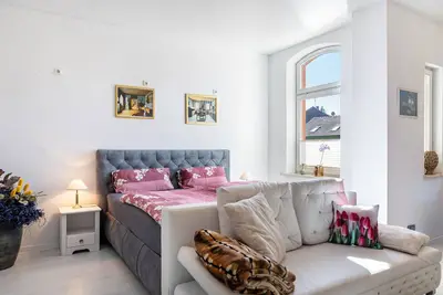 Image de Appartement 'Vogelnest Hochzeitssuite' avec piscine partagée, terrasse partagée et Wi-Fi