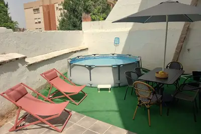 Image de Maison de vacances 'Casa Con JardĂn, Aparcamiento' avec vue montagne, Wi-Fi et climatisation