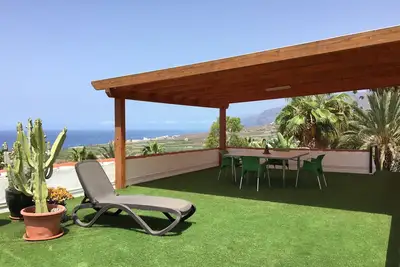 Image de Maison de vacances 'Finca Alcala' avec vue sur la mer, piscine partagée et Wi-Fi