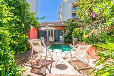 Image de The secret garden with pool in Cannes - 3 bedrooms