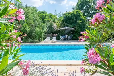 Image de Villa Les Cigales – Maison de vacances dans les Cévennes avec piscine clôturée et jardin luxuriant