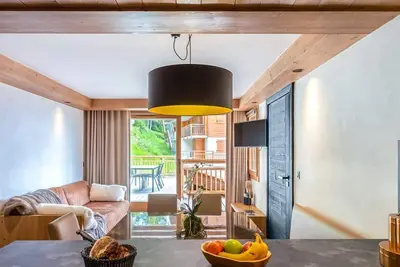 Image de Appartement de luxe aux Saisies avec Spa et parking pour 6 personnes