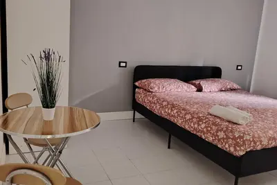 80 sqm two-bedroom family apartment in downtown Bergamo
