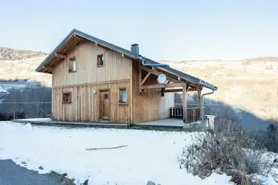Image de Chalet \"Du Fey\" avec vue sur les montagnes, terrasse privée et Wi-Fi
