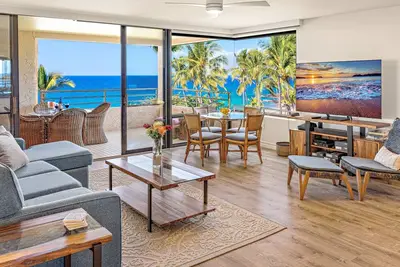 Image de Maui Resort Rentals: Polo Beach Club 608 –  Luxurious 6th-Floor Oceanfront 2br w/ Stunning Ocean Views!