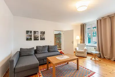Image de Appartement 'Traumhafte Fewo Im Herzen Templins' avec terrasse partagée, jardin partagé et Wi-Fi