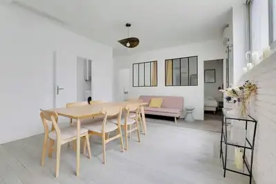 Image de Magnifique appartement avec clim- 3br/6p-Bastille