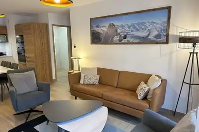 Image de Appartement 4* 70m² | 6 pers 3 chbr | sur les pistes | neuf, parking, grd balcon