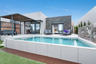 Image de Villa 'Yucas 14' avec vue sur la mer, Wi-Fi et climatisation