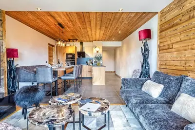 Image de Appartement 5 pièces, Les Saisies, jacuzzi, parking, skis aux pieds