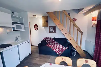 Image de Station du Praz de Lys, appartement Duplex à 200 mètres des remontées mécaniques