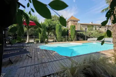 Image de Gîte Standing climatisé Piscine Privee Chauffée avec terrasse et Spa