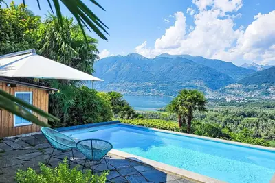 Image de Maison de vacances privée avec piscine privée, Wifi, Tv, patio, vue panoramique, parking