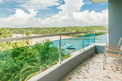 Coastal Serenity in El Roble: Your Perfect Getaway! Water views and Balcony