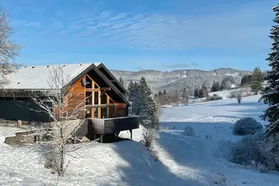 Image de Maison de vacances 'Chalet 22 Bernau' avec vue montagne, Wi-Fi et climatisation