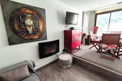 Image de À 20m des pistes de ski, 4ème étage, télévision, casier à ski, 29m², Isola 2000