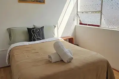 Image de Bright and comfortable room just a few steps from downtown Coyoacan.