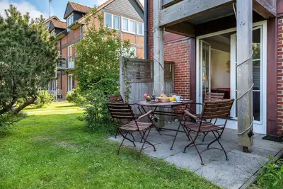 Image de Appartement \"Kleine Ella Pellworm\" avec terrasse privée, jardin partagé et Wi-Fi
