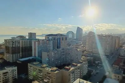Image de Chic 1-bedroom apartment with WiFi, Ac in vibrant Bakı