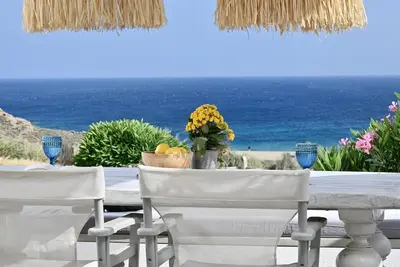Image de Appartement 'Vlia Mar Myconian Residences 68' avec vue sur la mer, Wi-Fi et climatisation