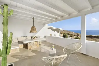 Image de Studio Appartement 'Vlia Mar Myconian Residence 38' avec vue sur la mer, Wi-Fi et climatisation