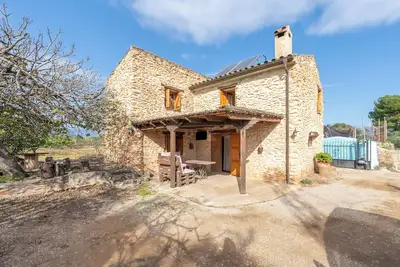 Image de Maison de campagne 'Caseta Dels Cirerers' avec vue sur la montagne, Wi-Fi et climatisation