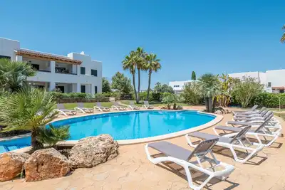Image de Appartement 'Cala Egos Villa - S'Estel' avec piscine partagée, Wi-Fi et climatisation