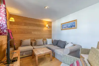 Image de Appartement \"Regain 4\" avec vue sur montagne et balcon